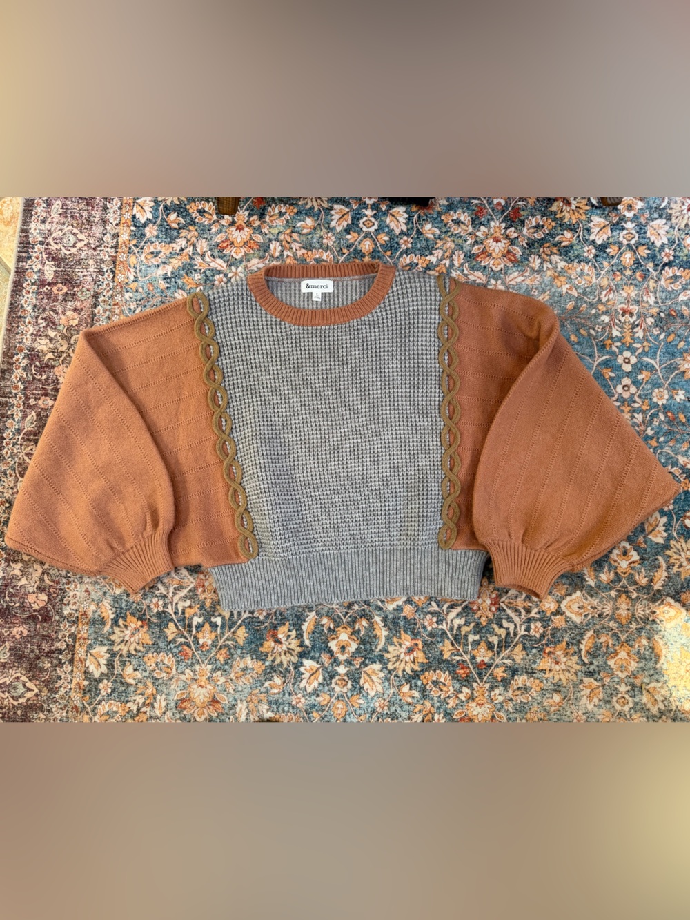Beautiful &merci cropped sweater